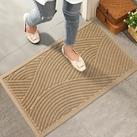 Sturdy Absorbent Skid-Resistant Front Door Mat