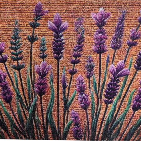 Floral Decorative Skid-Resistant Outdoor Door Mat